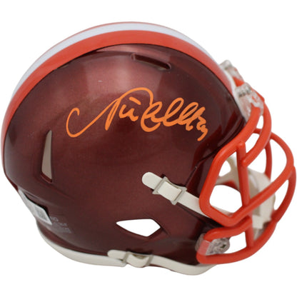 Nick Chubb Cleveland Browns Signed Mini Helmet