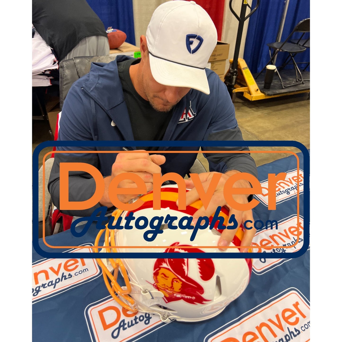 Rob Gronkowski Autographed Tampa Bay Buccaneers Throwback Authentic Helmet
