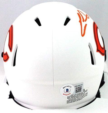 Cole Kmet Signed Chicago Bears Lunar Speed Mini Helmet