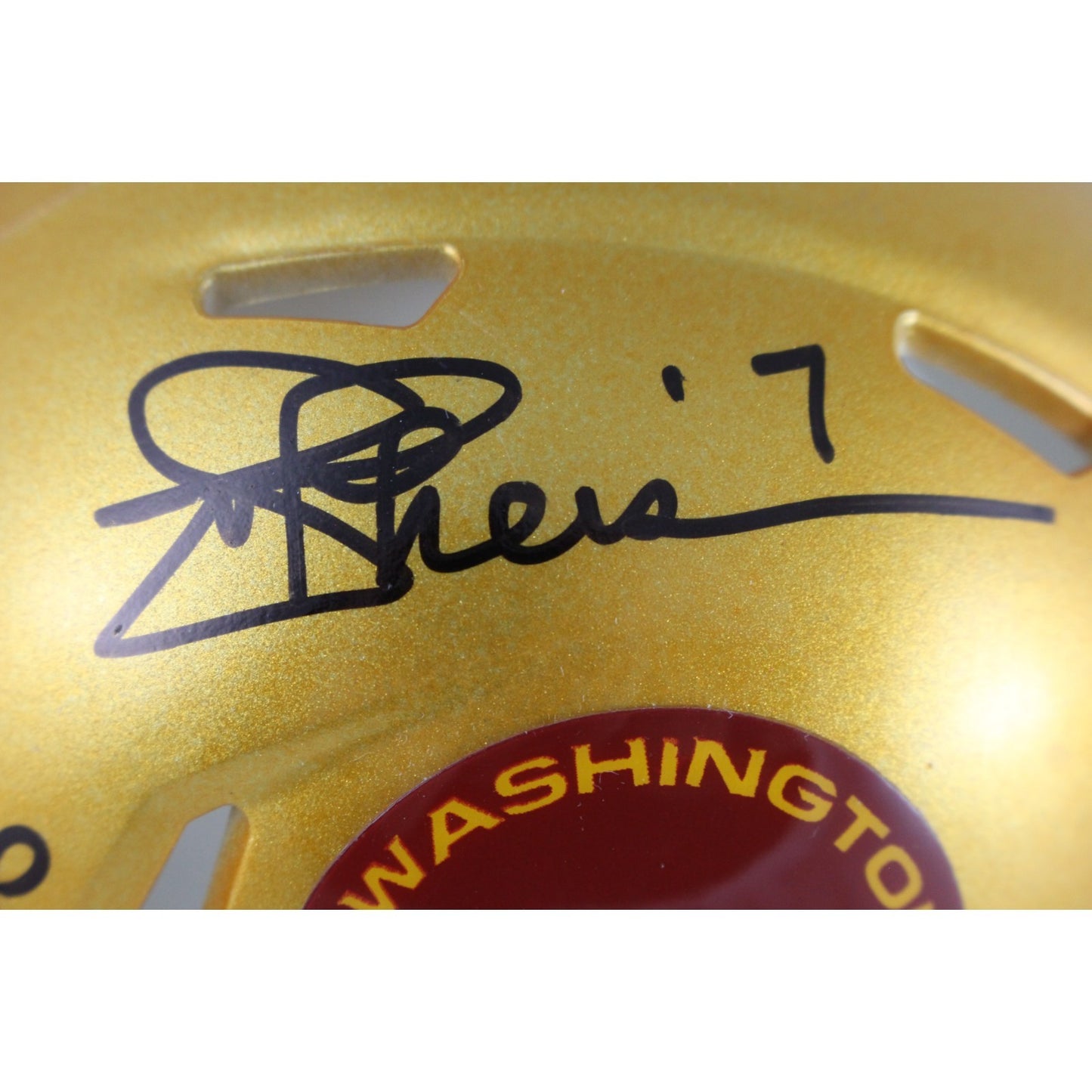 Joe Theismann Washington Football Team Flash Mini Helmet (SB Champs Inscr)