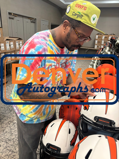 Von Miller Denver Broncos Autographed Authentic Lunar Full Size Helmet