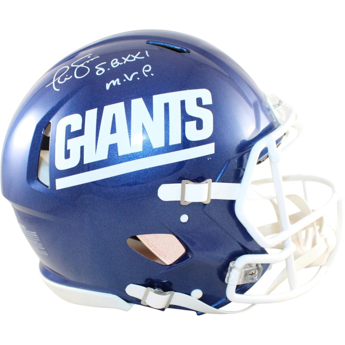 Phil Simms Signed New York Giants Color Rush Full Size Pro Helmet