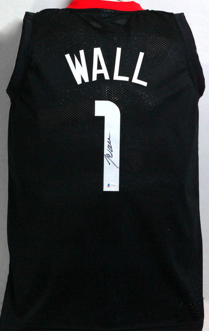 John Wall Signed Houston Rockets Custom Black Jersey