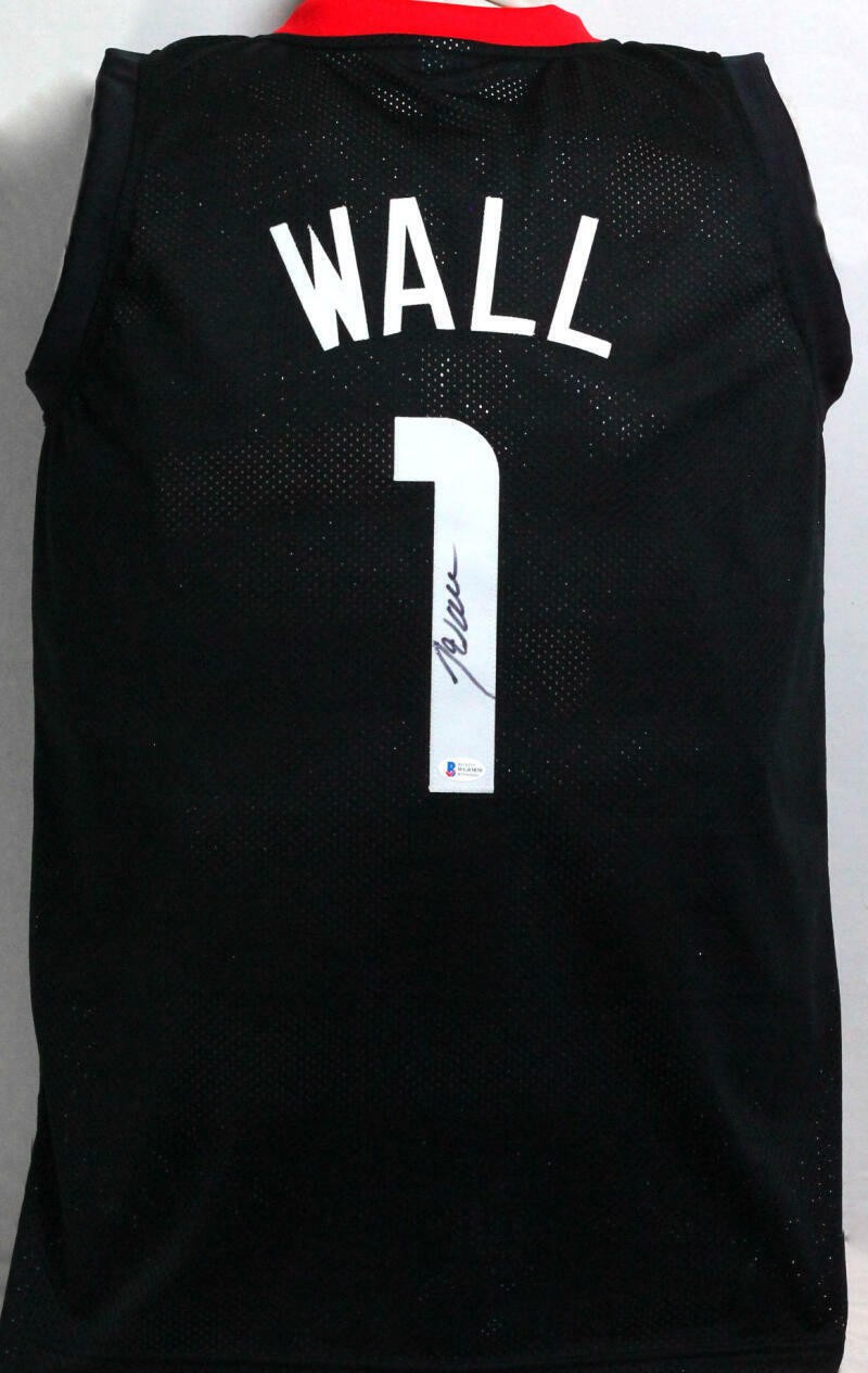 John Wall Signed Houston Rockets Custom Black Jersey