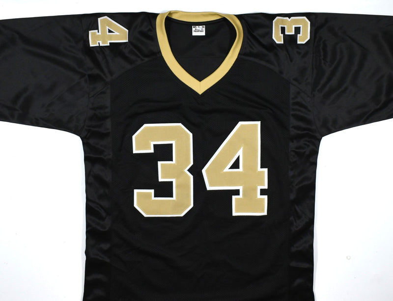 Ricky Williams Autographed New Orleans Saints Custom Black Jersey