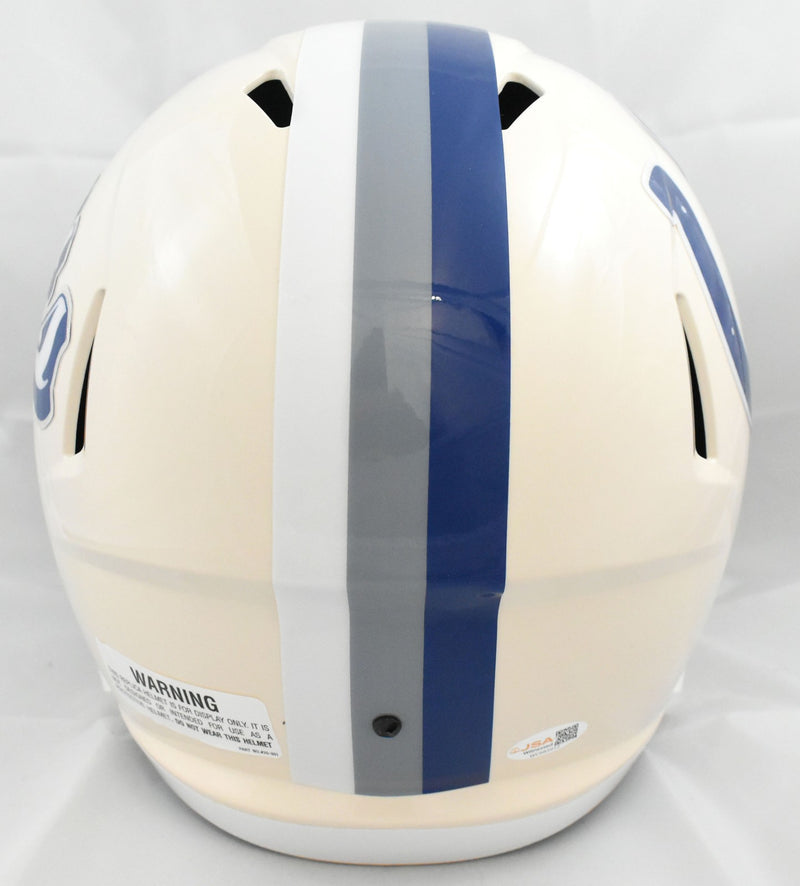 Keenan Allen Autographed Indianapolis Colts Full Size Retro Speed Helmet