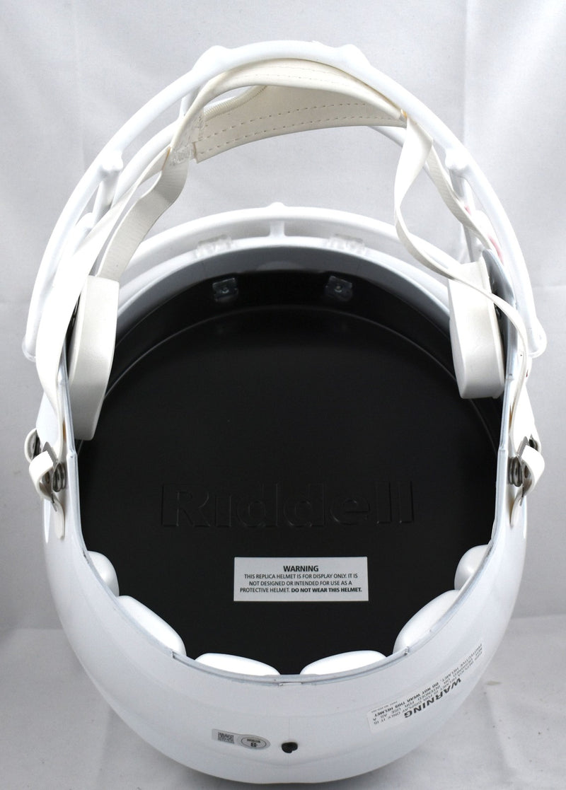 Quinn Ewers Autographed Texas Longhorns Full Size Speed Helmet