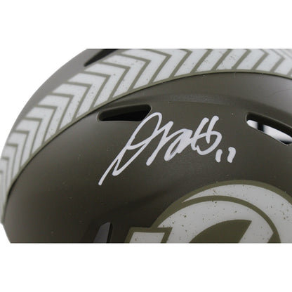 Davante Adams Los Angeles Rams 2022 Salute to Service Mini Helmet BAS