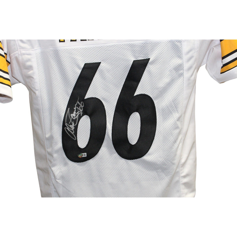 Alan Faneca Signed Pittsburgh Steelers Pro Style White Jersey