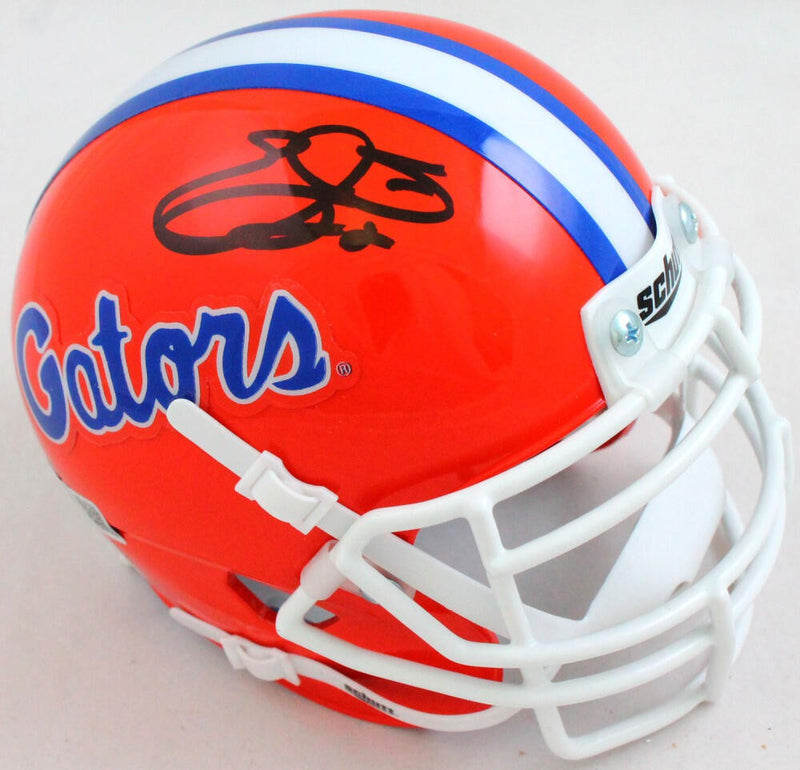 Emmitt Smith Signed Florida Gators Black Mini Helmet
