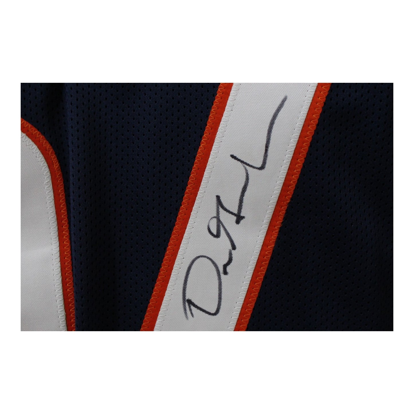 Dre Greenlaw Autographed Custom Blue Pro Style Jersey (Beckett)