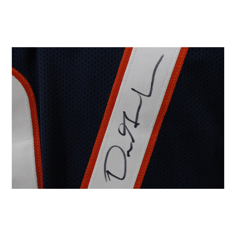Dre Greenlaw Autographed Custom Blue Pro Style Jersey (Beckett)