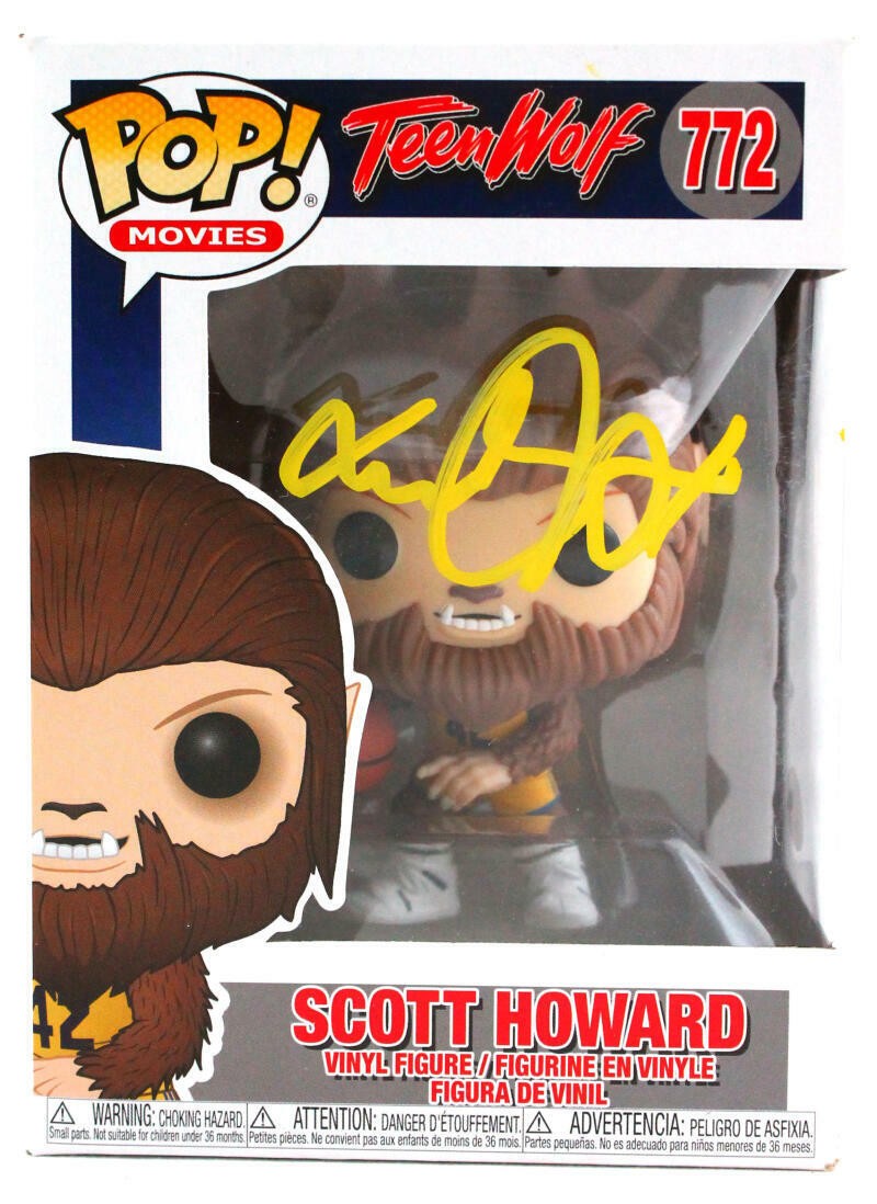 Michael J. Fox Signed Scott Howard Funko Pop Figurine #772