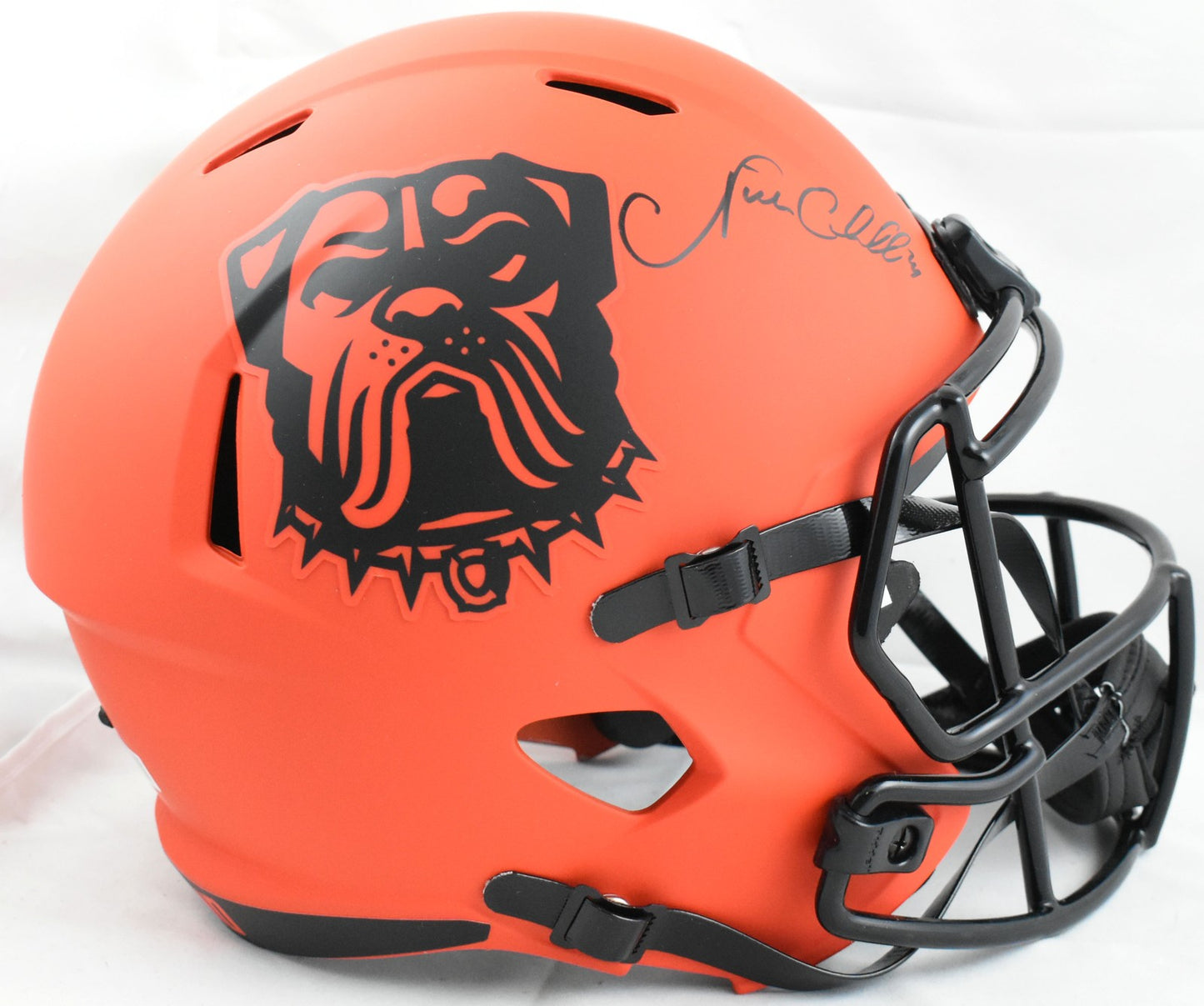 Nick Chubb Autographed Cleveland Browns Full Size Rave Speed Helmet