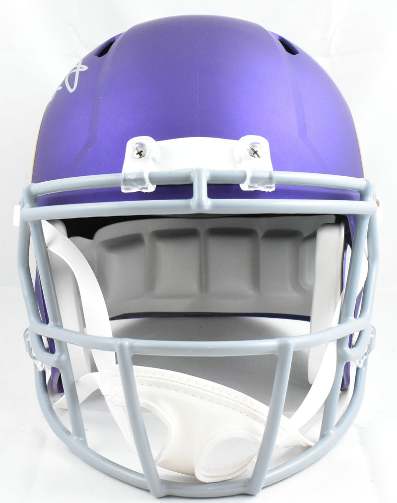 Fran Tarkenton Autographed Minnesota Vikings Full Size Helmet
