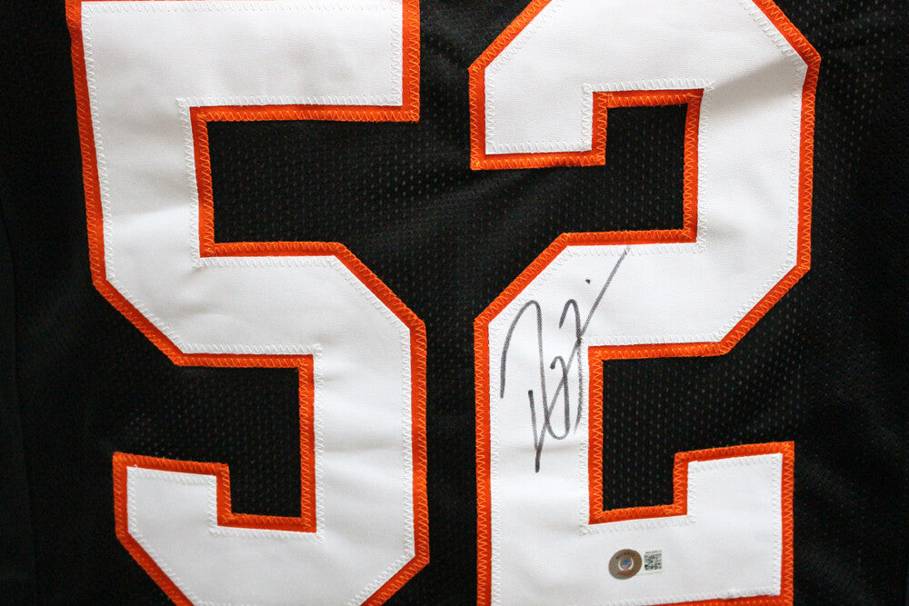 Ray Lewis Autographed Miami Hurricanes Style Custom College Jersey