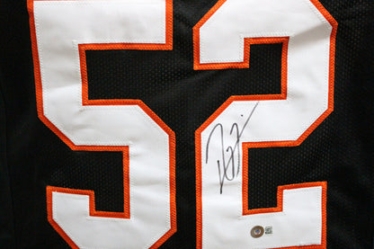 Ray Lewis Autographed Miami Hurricanes Style Custom College Jersey