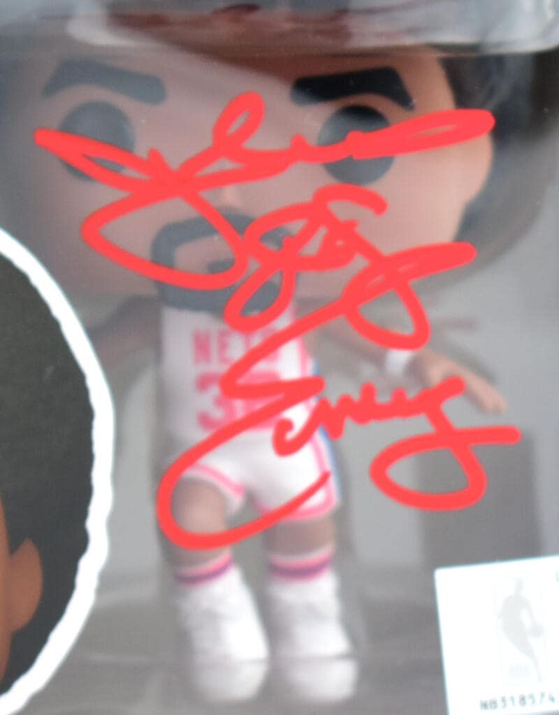 Julius Erving Signed New York Nets Funko Pop Figurine #107