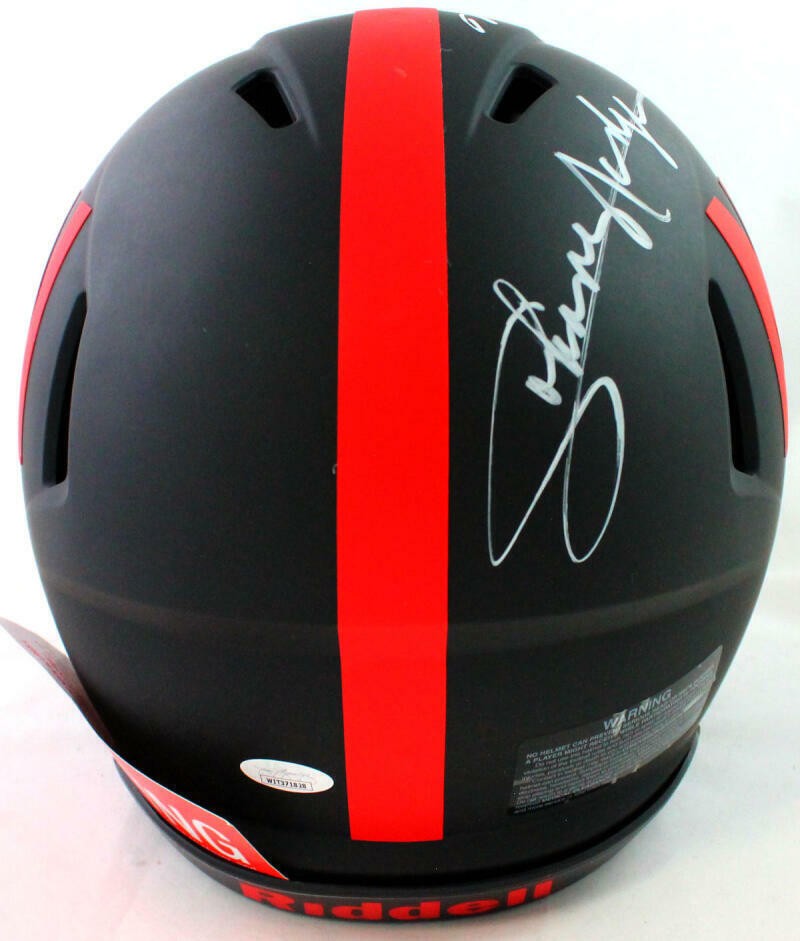 Crouch, Rozier & Rodgers Signed Nebraska Eclipse Authentic Helmet