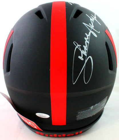 Crouch, Rozier & Rodgers Signed Nebraska Eclipse Authentic Helmet