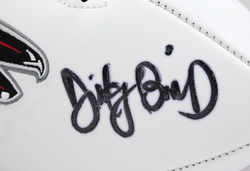 Jamal Anderson Signed Atlanta Falcons Logo Football "Dirty Bird"
