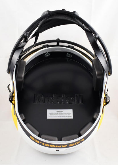 Jerome Bettis Signed Los Angeles Rams Riddell Lunar Speed Full Size Helmet
