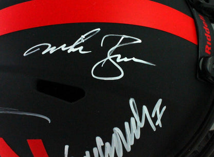 Eric Crouch, Mike Rozier & Johnny Rodgers Signed Nebraska Eclipse Helmet