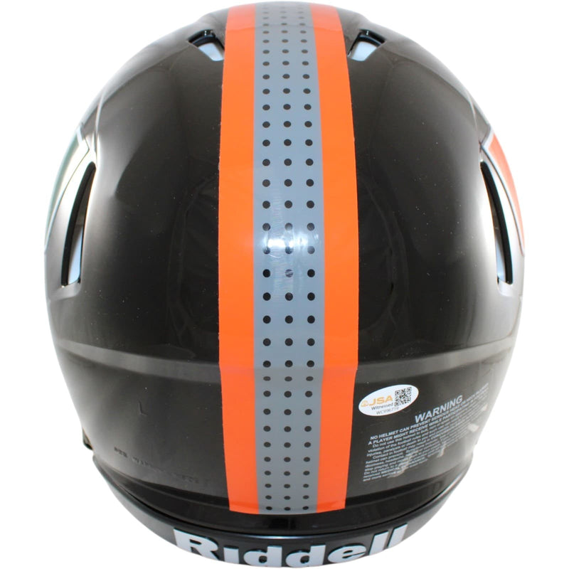 Toney Malachi Autographed Miami Hurricanes Full Size Black Proline Helmet