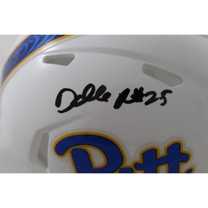 Darrelle Revis Signed Pittsburgh Panthers Mini Helmet