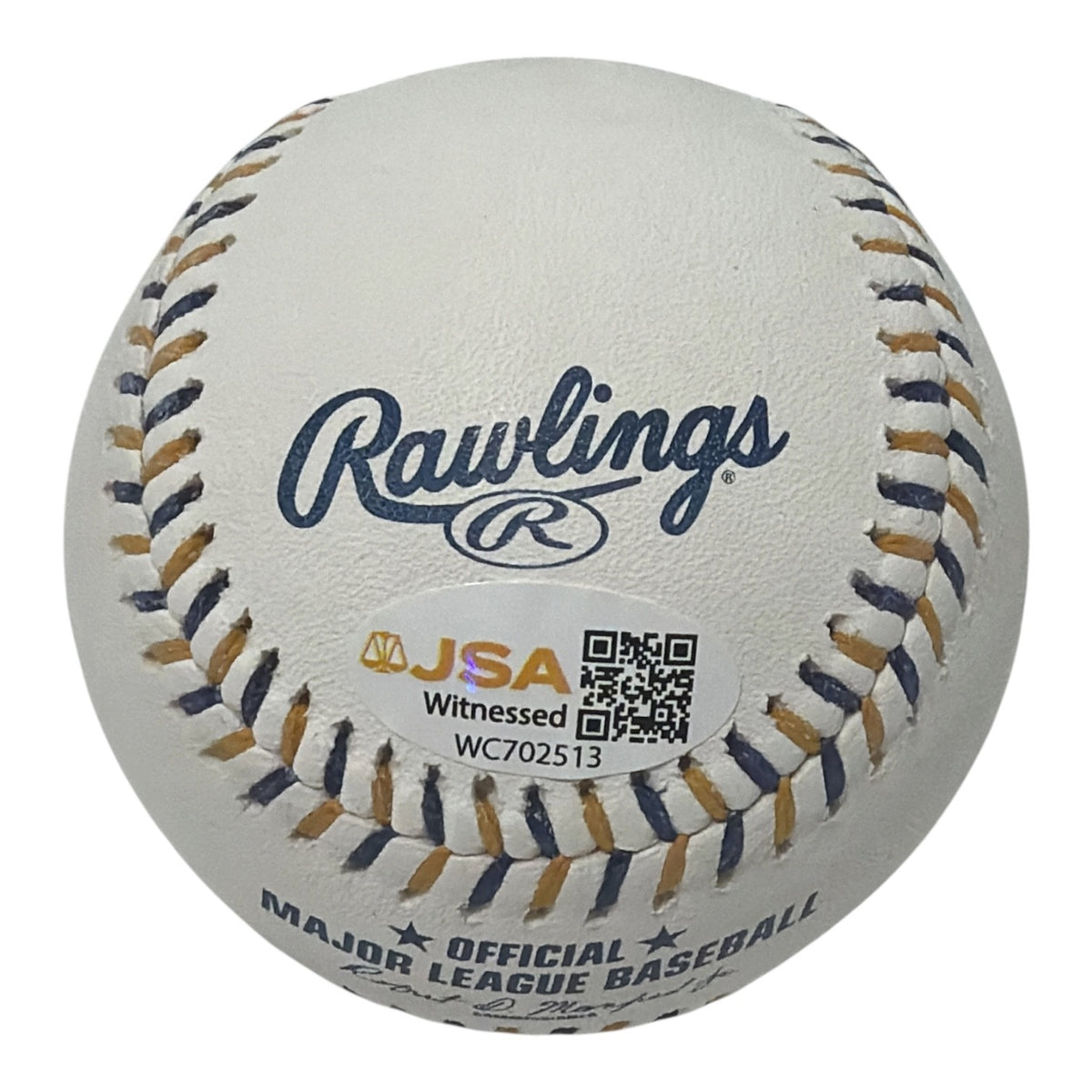 Andrew Fischer Autographed Milwaukee Brewers Logo Baseball