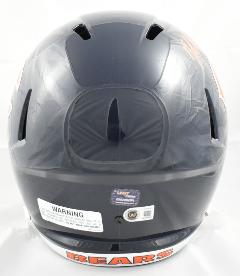 Mike Singletary Signed Chicago Bears Full Size Speed Helmet
