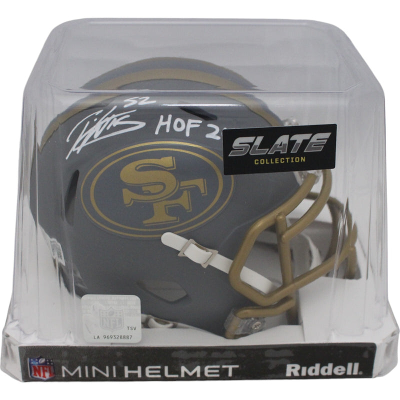 Patrick Willis Autographed San Francisco 49ers Slate Mini Helmet (HOF 24)