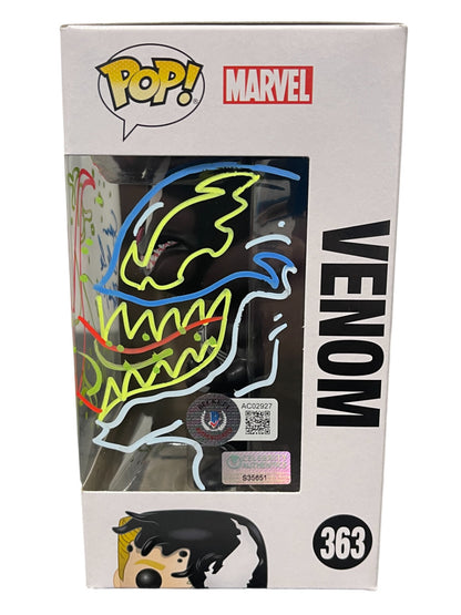 Tom Hardy Signed Venom Funko Pop #363 with Sam De La Rosa Sketch