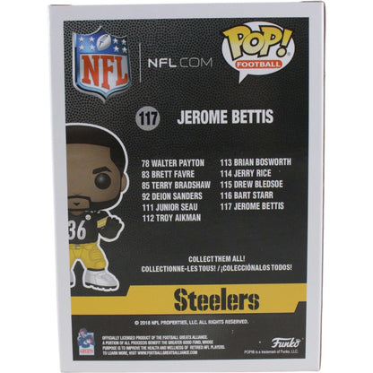 Jerome Bettis Signed Pittsburgh Steelers Funko Pop! with "The Bus" Inscription