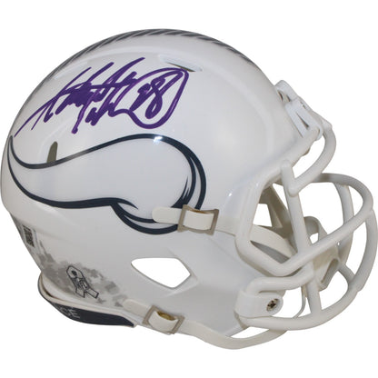 Adrian Peterson Minnesota Vikings 2024 Salute to Service Mini Helmet