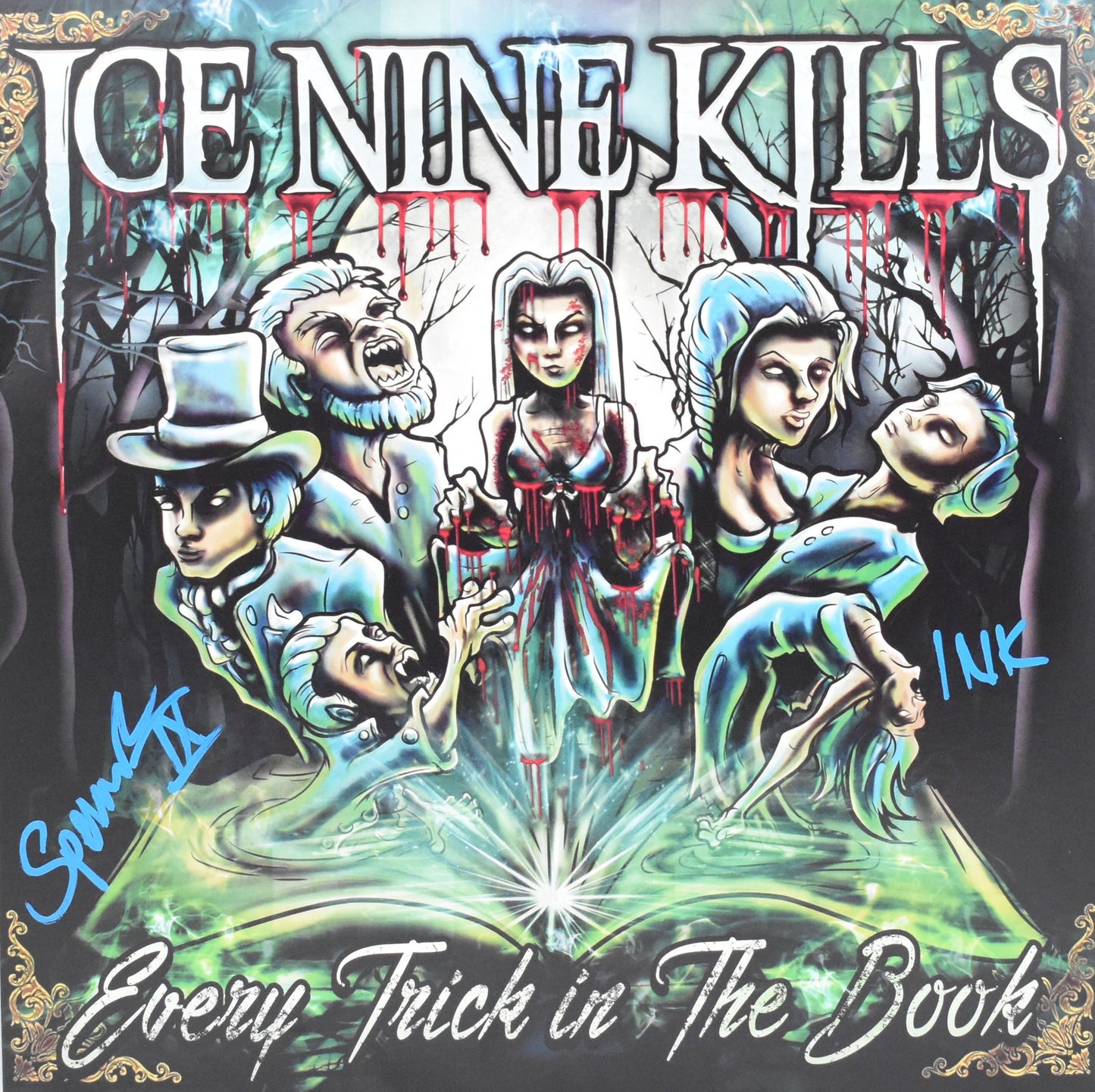 Spencer Charnas Signed Ice Nine Kills Every Trick in the Book Vinyl Album