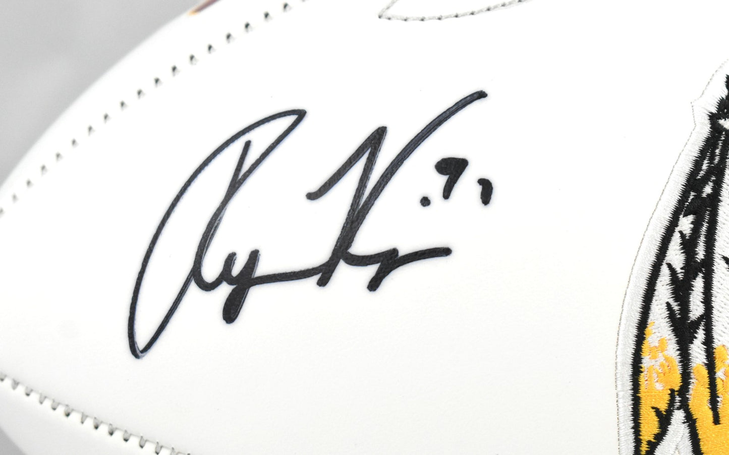 Ryan Kerrigan Autographed Washington Redskins Logo Football
