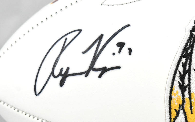 Ryan Kerrigan Autographed Washington Redskins Logo Football
