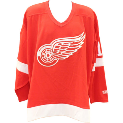 Brett Hull Signed Detroit Red Wings Reebok Jersey (Beckett COA)