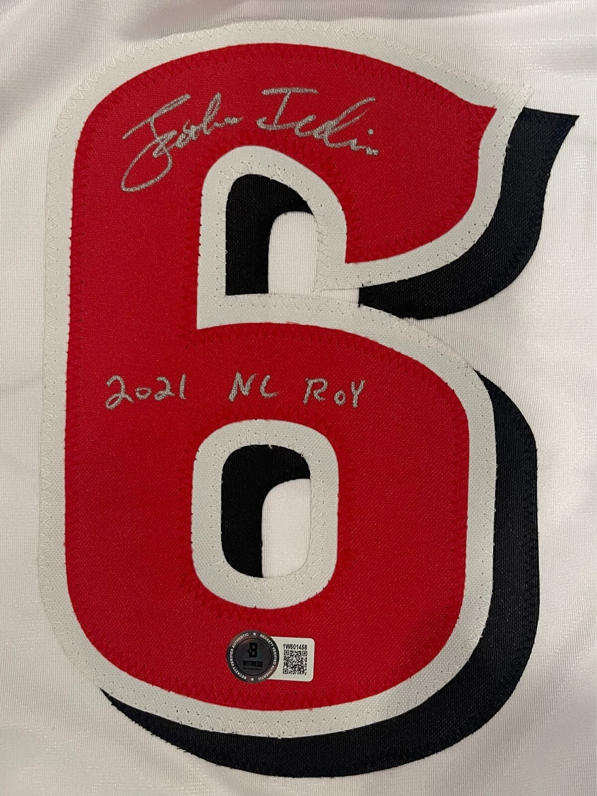 Jonathan India Signed Cincinnati Reds Custom Jersey (2021 ROY)
