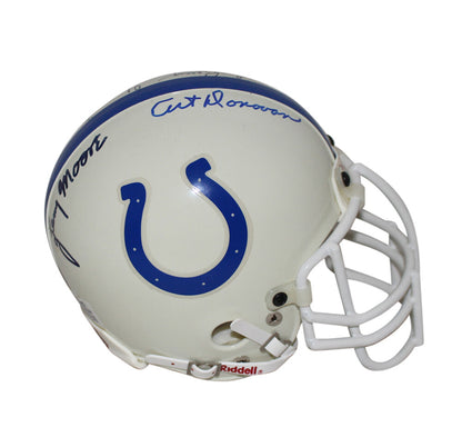 Gino Marchetti, Art Donovan, Raymond Berry & Lenny Moore Signed Mini Helmet