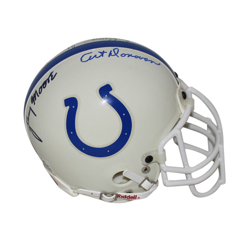 Gino Marchetti, Art Donovan, Raymond Berry & Lenny Moore Signed Mini Helmet