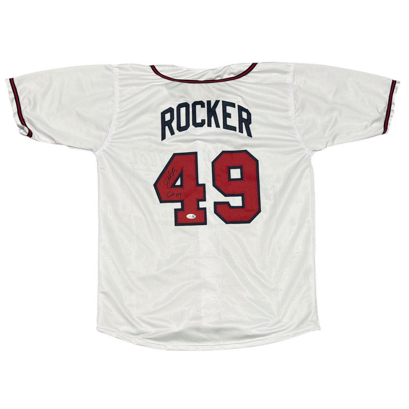 John Rocker Autographed Atlanta Braves Custom Jersey (F**K NY Inscription)