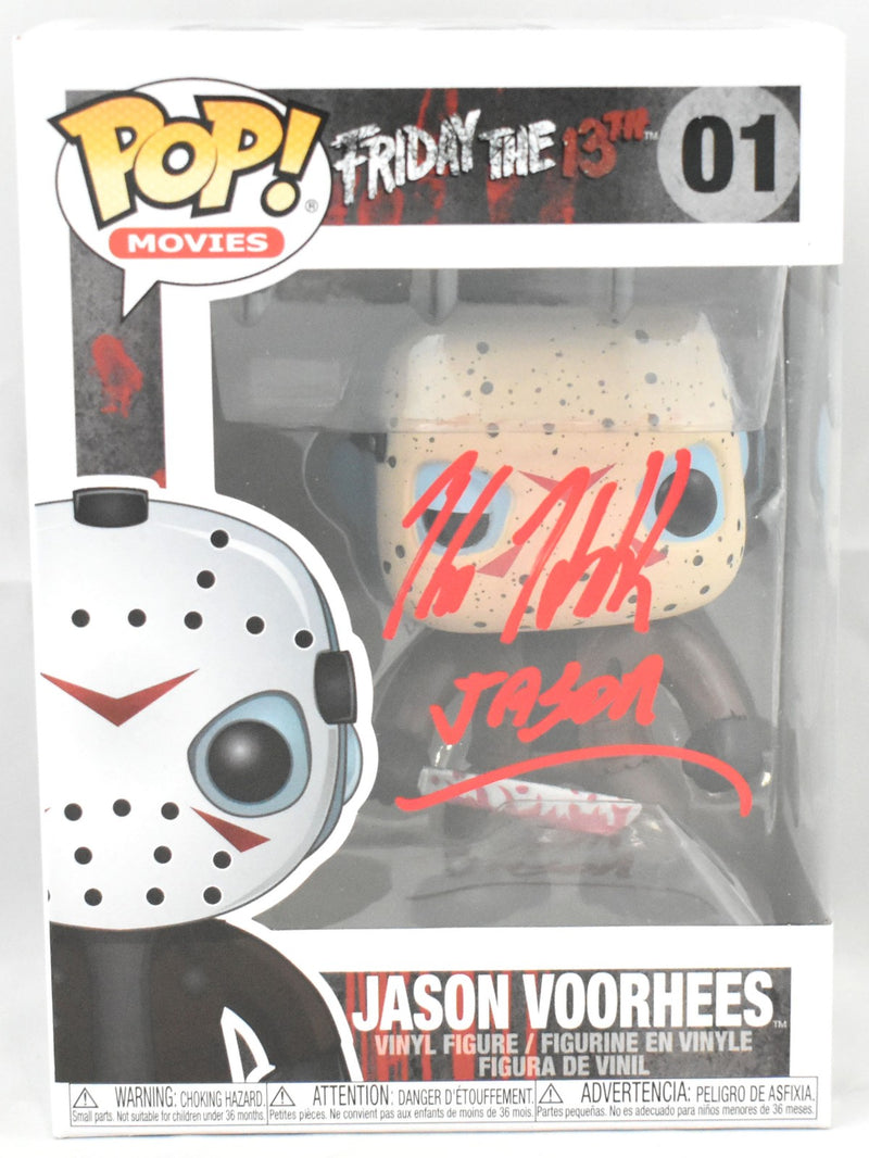 Kane Hodder Signed Jason Voorhees Friday the 13th Funko Pop #01