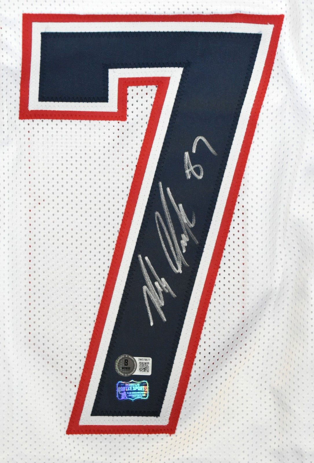 Rob Gronkowski Autographed New England Patriots Custom White Jersey