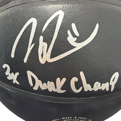 Nate Robinson Signed New York Knicks Black Basketball (3x Dunk Champ)