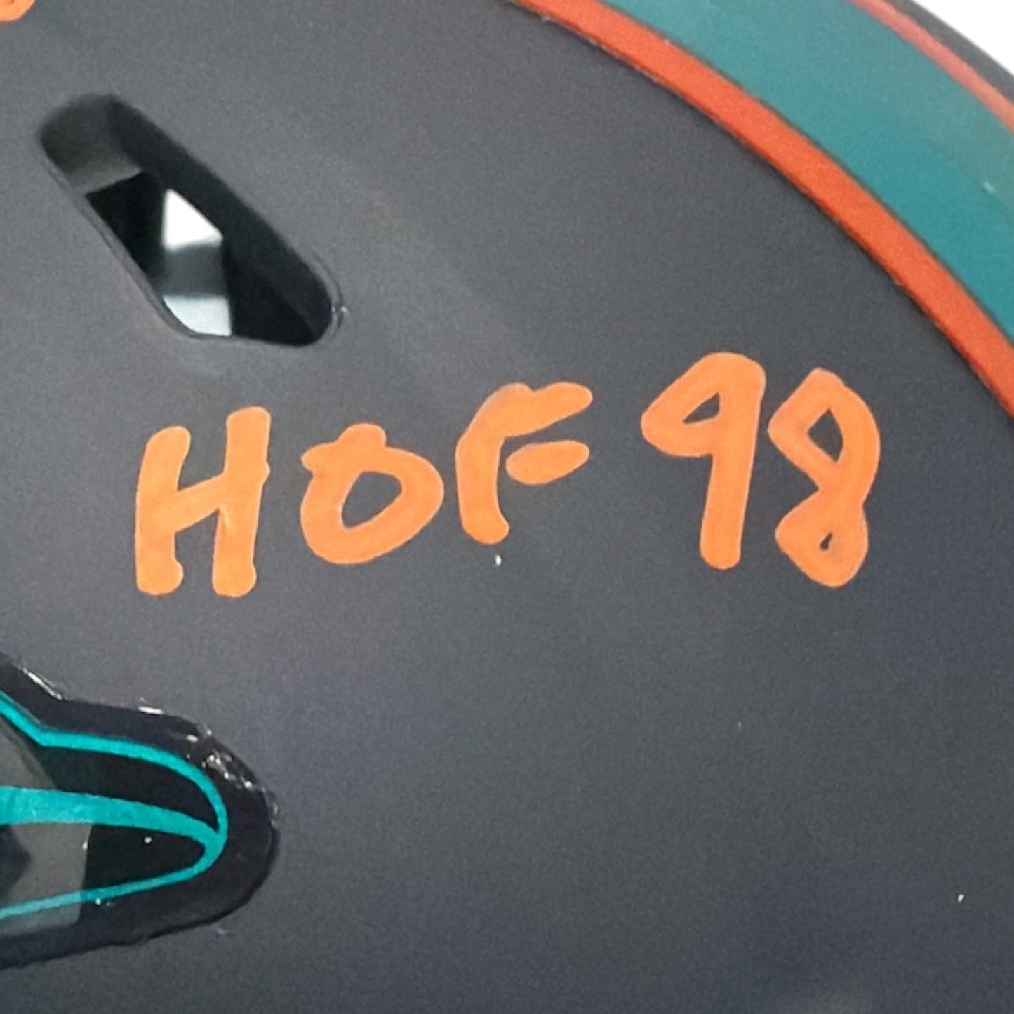 Dwight Stephenson Signed Miami Dolphins Rivalries Mini Helmet