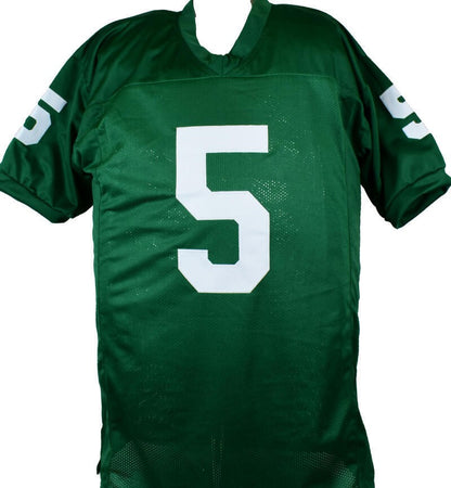 Donovan McNabb Autographed Light Green Custom Jersey
