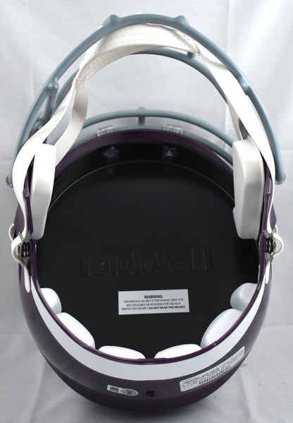 Randy Moss Signed Minnesota Vikings 1961-1979 Throwback Speed Helmet