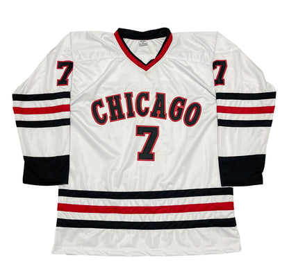 Chris Chelios Signed Chicago Custom Hockey Jersey HOF 2013 BAS